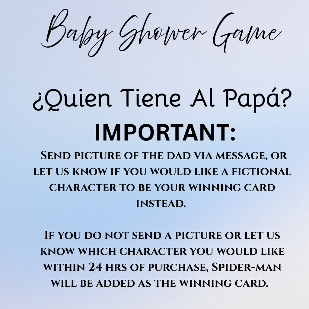 Quien Tiene Al Papa Pink Baby Shower Game, Las Chivas Soccer Jersey Girl Shower Game For Soccer Fanatics