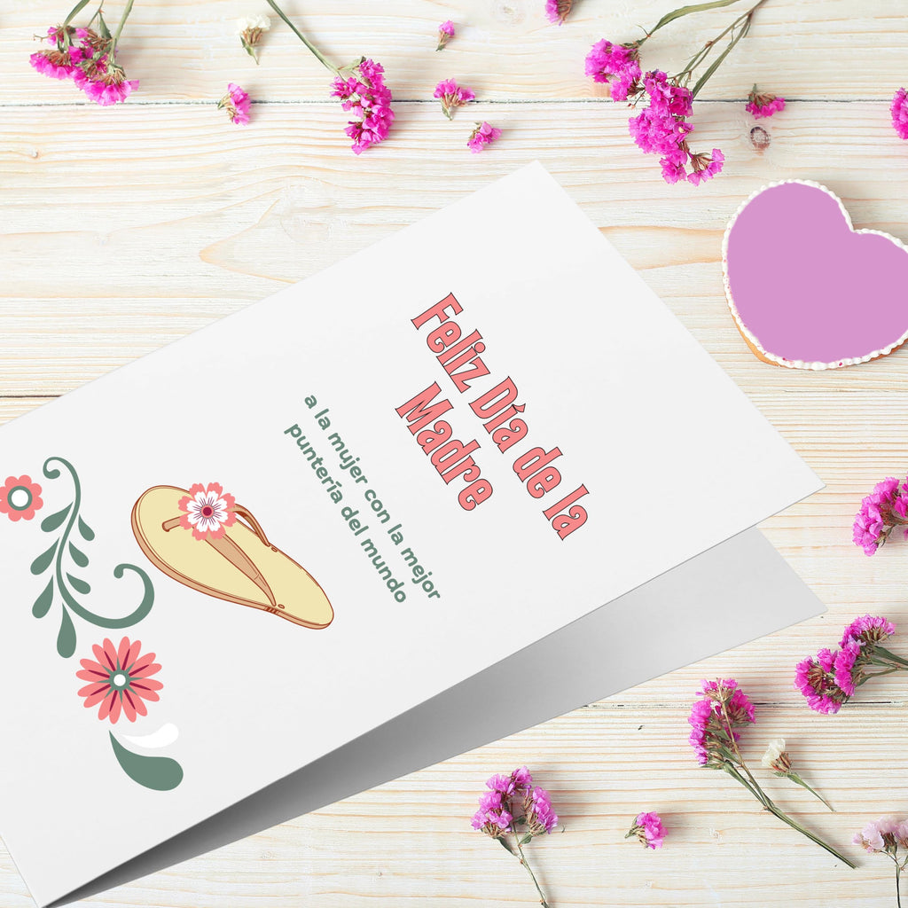 La Chancla Mother's Day Card, Funny Latina Mom Gift (Digital Download 5x7in )