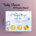 Spanish Baby Shower Jackpot, El Premio Mayor Scratch-Off Cards, Blue Baby Boy Party Game
