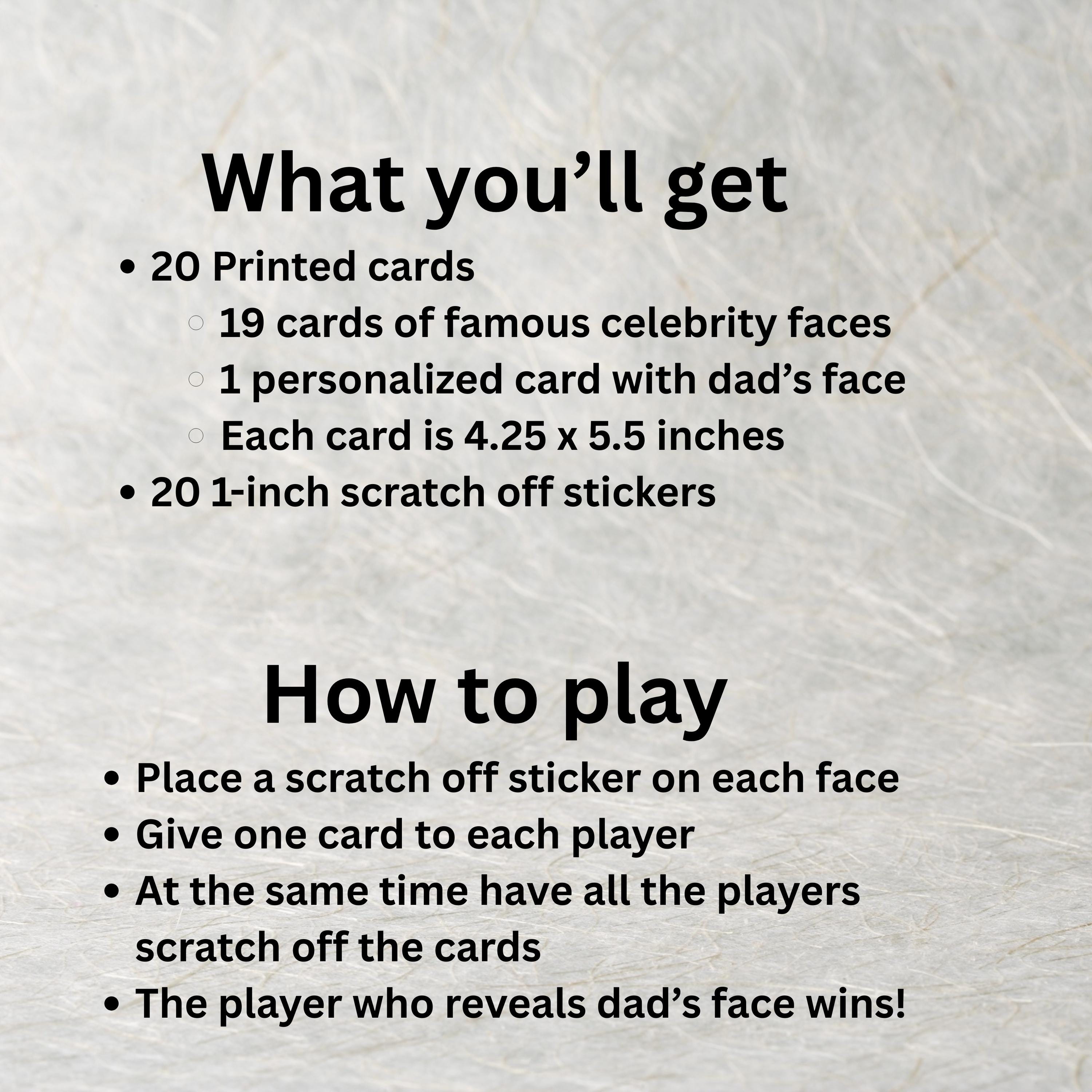 Baby Shower Game, Quien Tiene al Papa, Gender Reveal Activity, Gender Neutral Scratch Cards