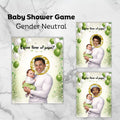 Baby Shower Game, Quien Tiene al Papa, Gender Reveal Activity, Gender Neutral Scratch Cards
