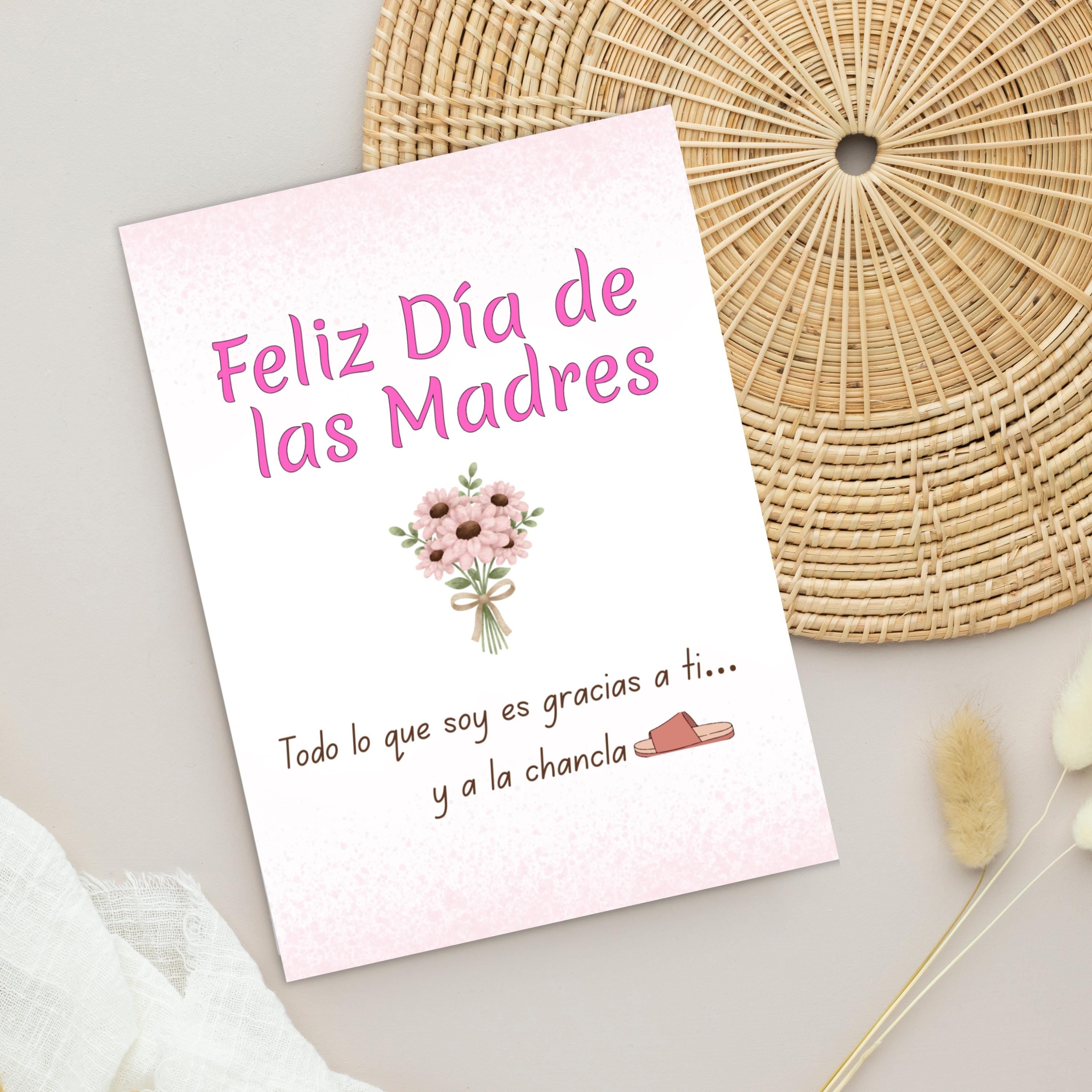 Funny La Chancla Mother's Day Card, Spanish Humor (Digital Download)