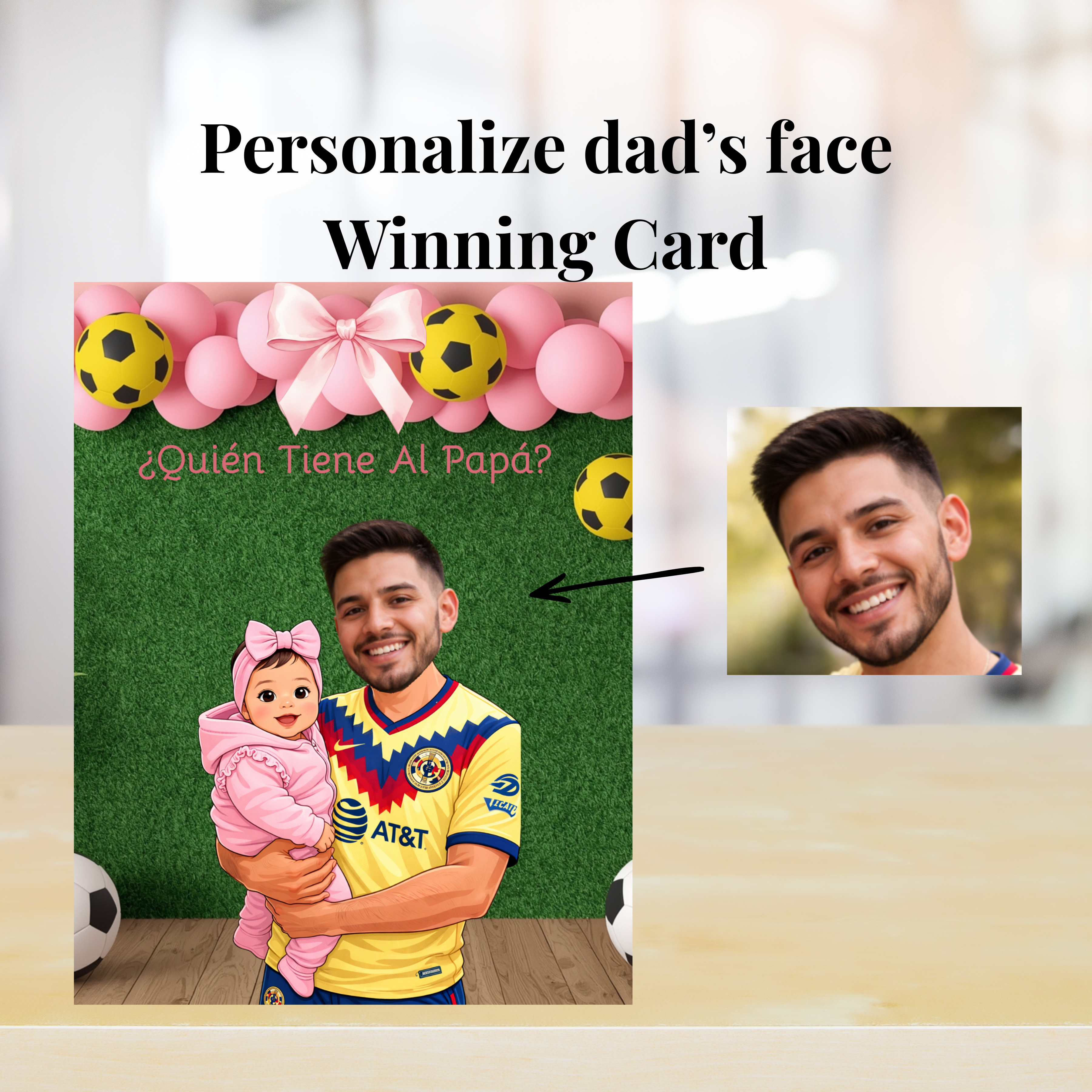 Quien Tiene al Papa Spanish Baby Shower Game, El America Soccer Team Jersey Theme Baby Girl Game