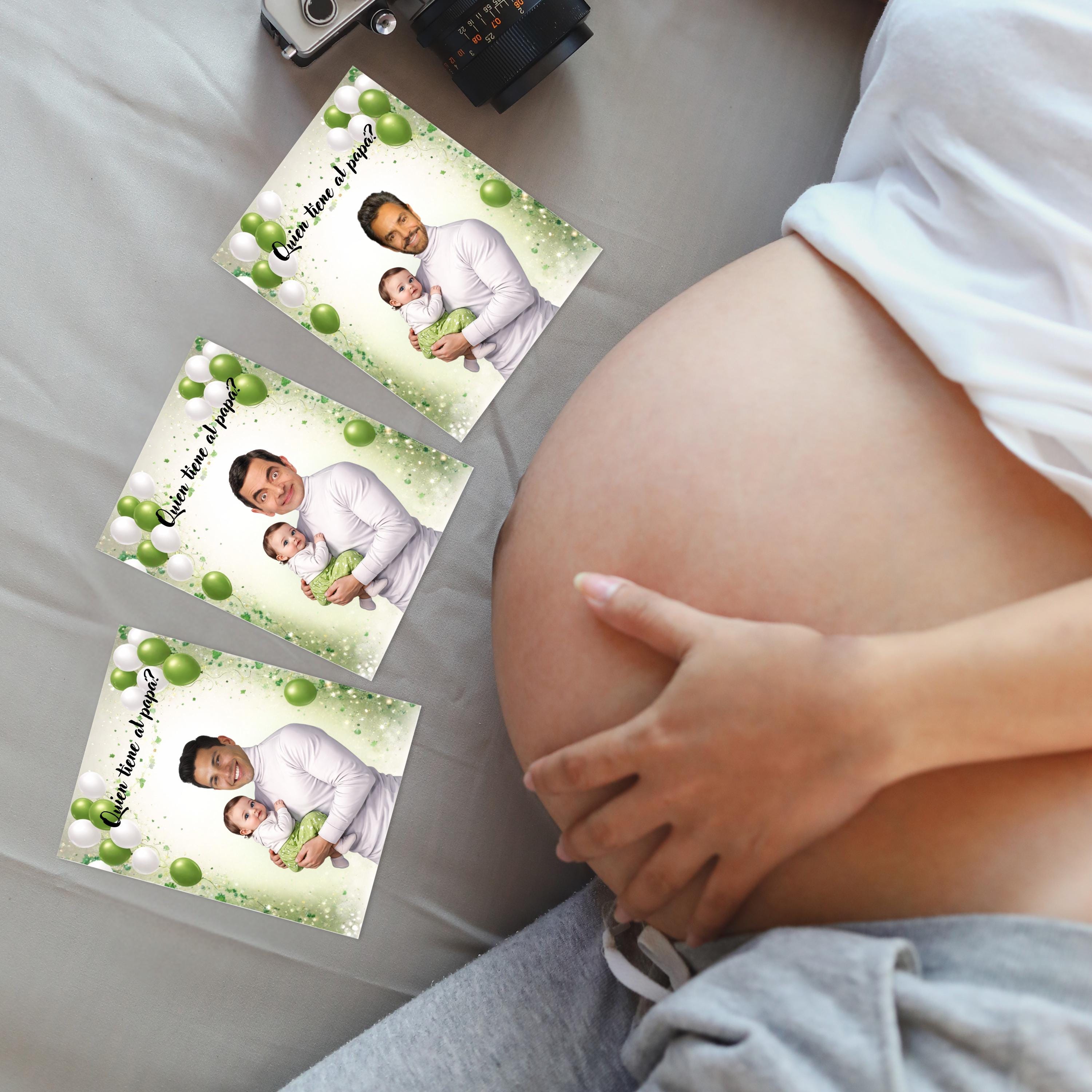 Baby Shower Game, Quien Tiene al Papa, Gender Reveal Activity, Gender Neutral Scratch Cards