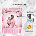 Spanish Baby Shower Game, Pink "¿Quién Tiene al Papá?" Scratch Off Cards