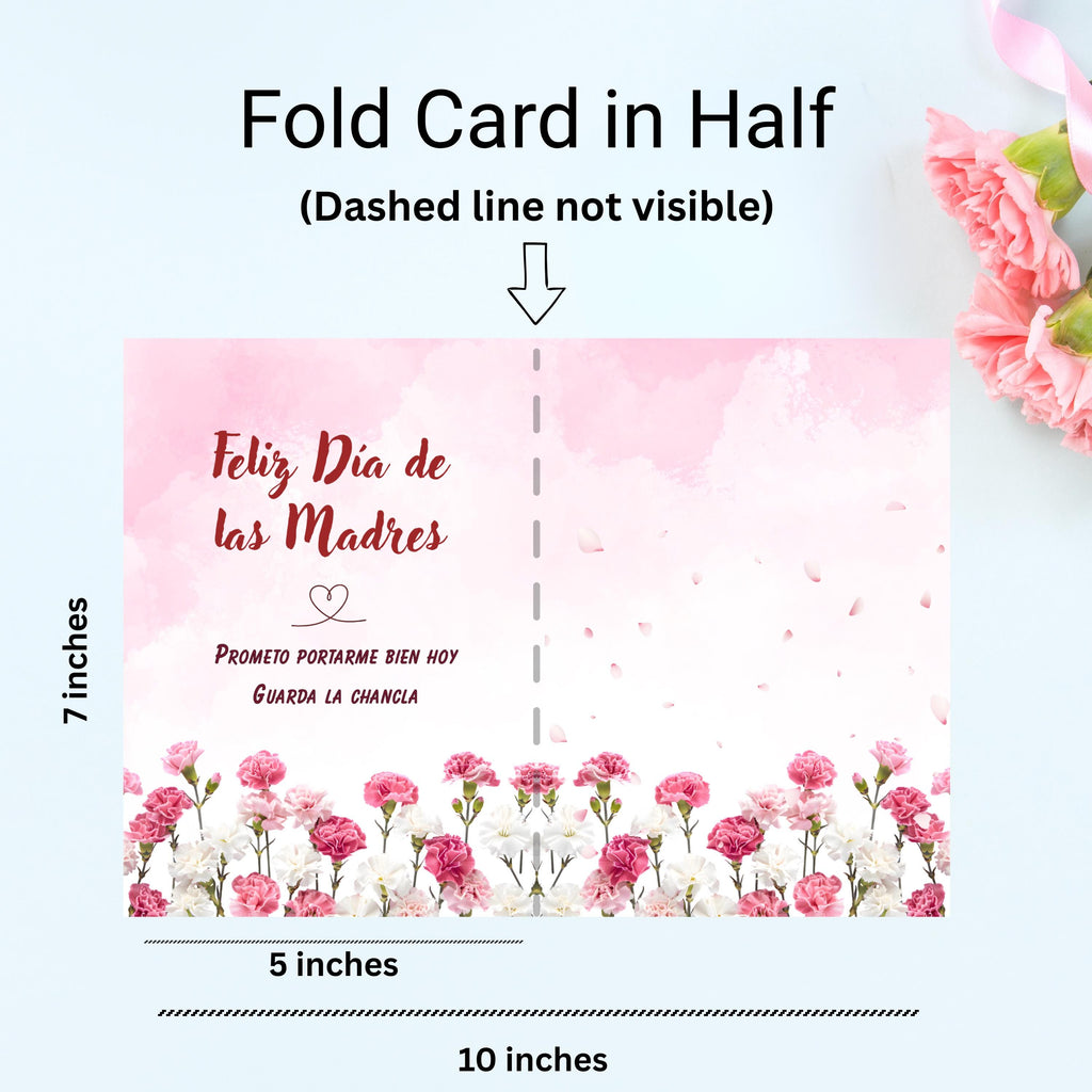 Funny La Chancla Mother's Day Card, Latino Mom Gift (Digital Download)