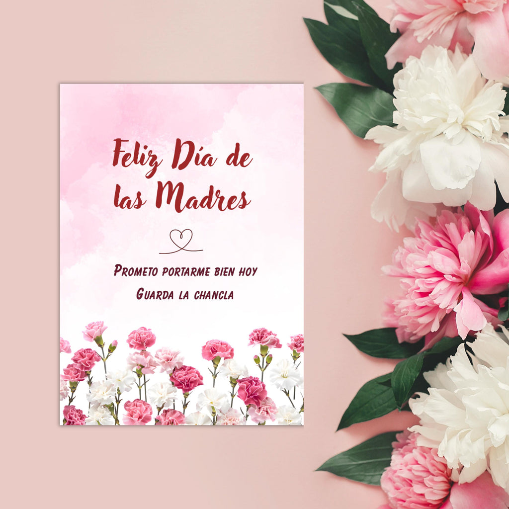 Funny La Chancla Mother's Day Card, Latino Mom Gift (Digital Download)