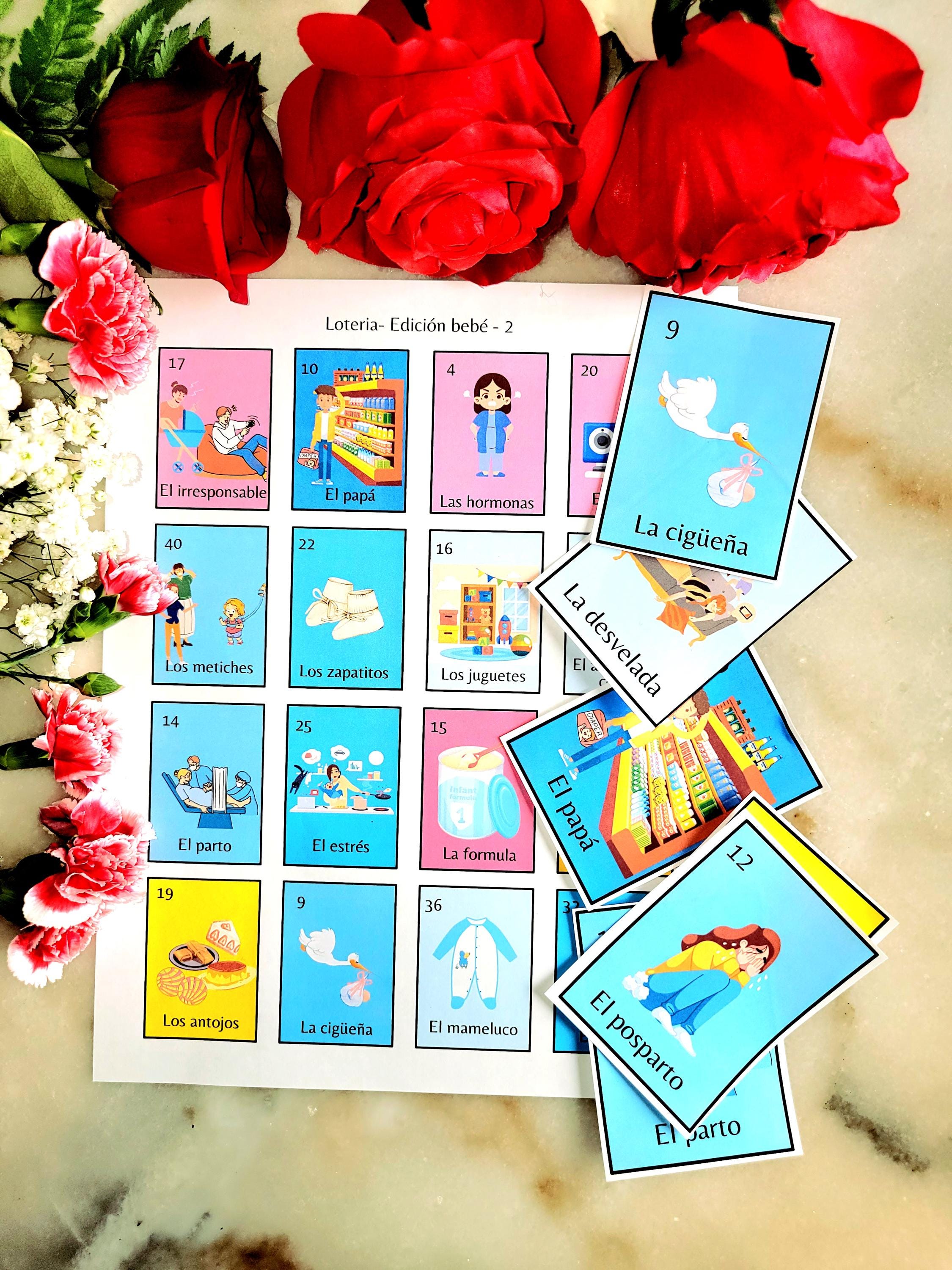 Baby Shower Loteria Game: 32 Boards (Digital Download)