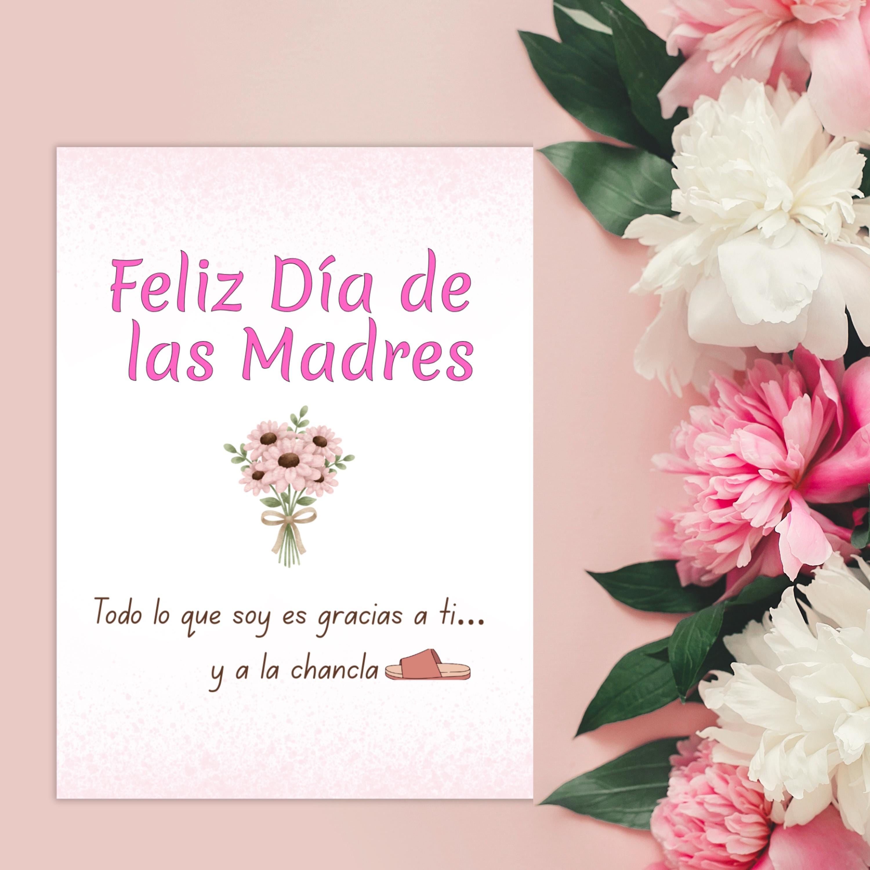 Funny La Chancla Mother's Day Card, Spanish Humor (Digital Download)