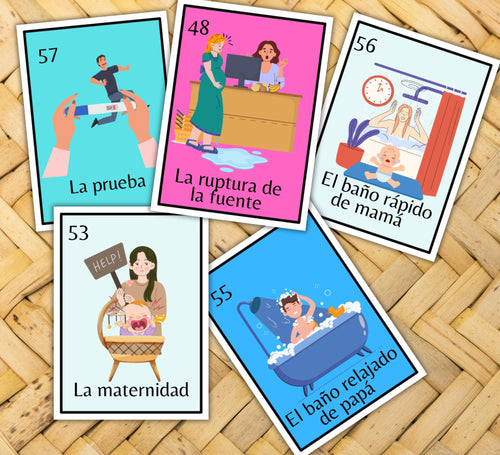 Baby Shower Lotería Game – 32 Boards | Spanish Game for Boy or Girl