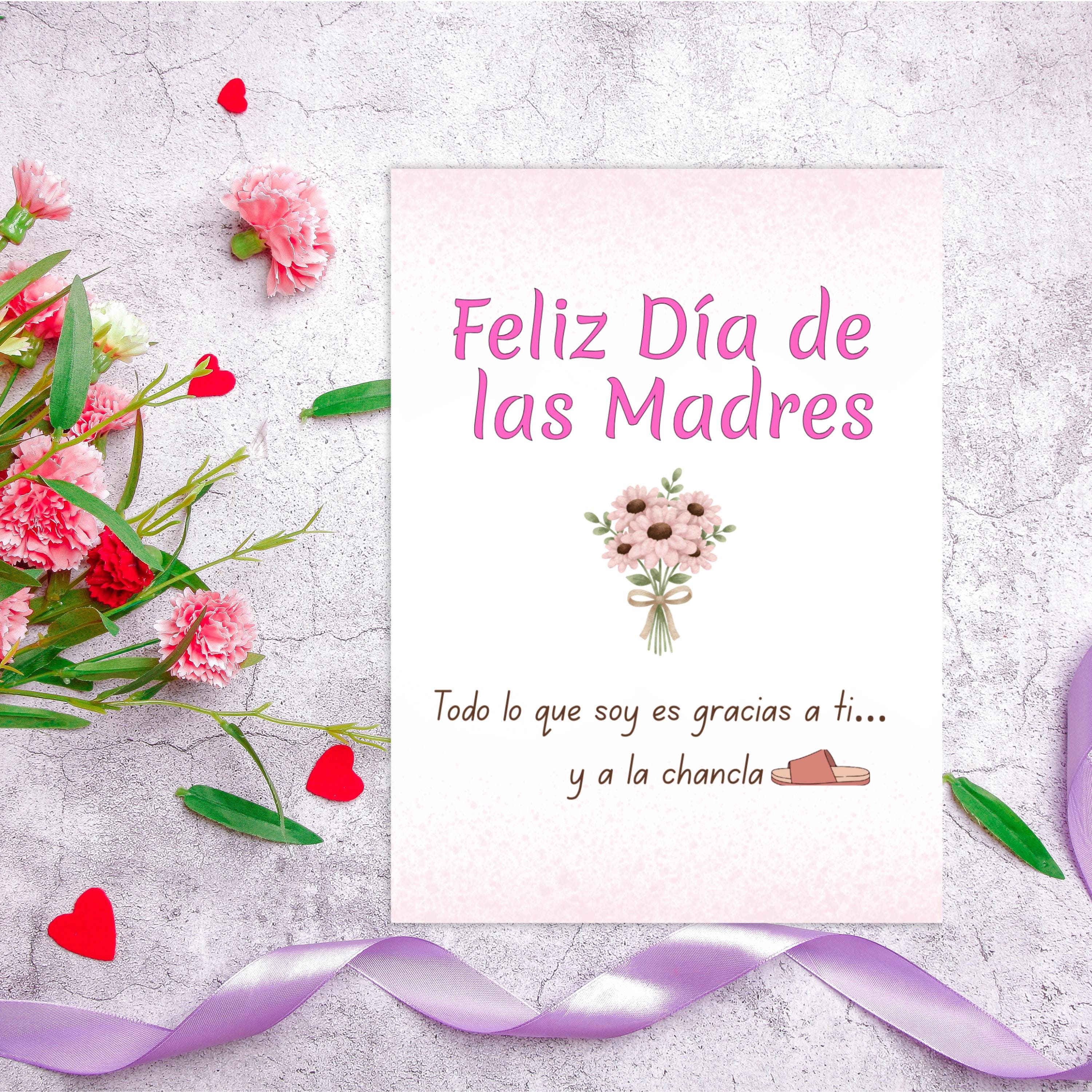 Funny La Chancla Mother's Day Card, Spanish Humor (Digital Download)
