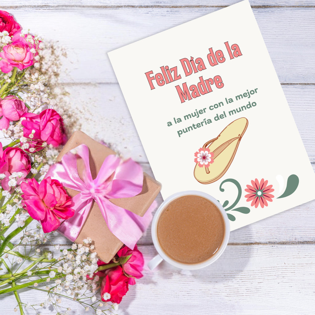 La Chancla Mother's Day Card, Funny Latina Mom Gift (Digital Download 5x7in )